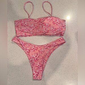 Pink Cheeky Bathing Suit